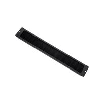 Кабельный ввод Trinix TRX-1U/CEB Black со щеткой для коммутационного шкафа 19"