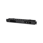 Кабельный организатор Trinix TRX-1U/CM-HP Black horizontal горизонтальный пластиковый на 12 портов для коммутационного шкафа 19"