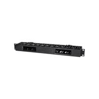 Кабельный организатор Trinix TRX-1U/CM-HP Black horizontal горизонтальный пластиковый на 12 портов для коммутационного шкафа 19"