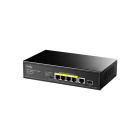 PoE-коммутатор 6-портовый неуправляемый Cudy GS1005PTS1 4 порта PoE+ SFP-порт гигабитный 120W