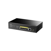PoE-коммутатор 6-портовый неуправляемый Cudy GS1005PTS1 4 порта PoE+ SFP-порт гигабитный 120W