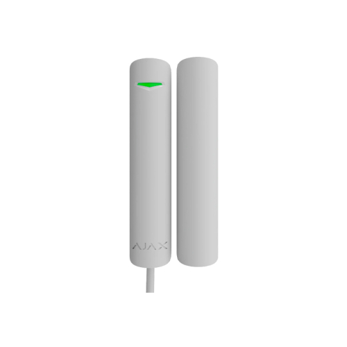 Извещатель Ajax DoorProtect G3 Fibra ASP white проволочный магнитоконтактный открывание, удар и изменение угла наклона