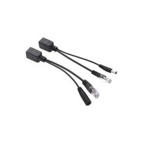 POE інжектор 802.3at (30Вт), Black, OEM Q50 пасивний (пара)