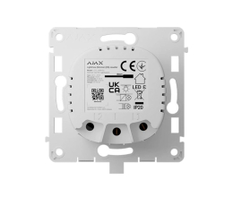 Беспроводной умный сенсорный димерный выключатель света Ajax LightCore (Dimmer) [55] (8EU) ASP white