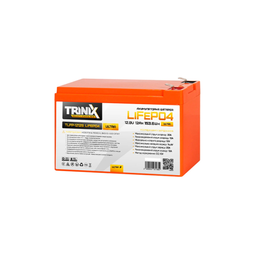 Литиевая аккумуляторная батарея TRINIX TLFP-1212S Ultra 12А•ч 12В