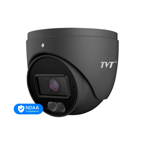 IP-відеокамера 4Mp TVT TD-9544S4-C(D/PE/AW2) Black f=2.8mm, ІЧ+LED-підсвічування, з мікрофоном
