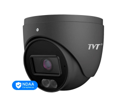 IP-відеокамера 4Mp TVT TD-9544S4-C(D/PE/AW2) Black f=2.8mm, ІЧ+LED-підсвічування, з мікрофоном