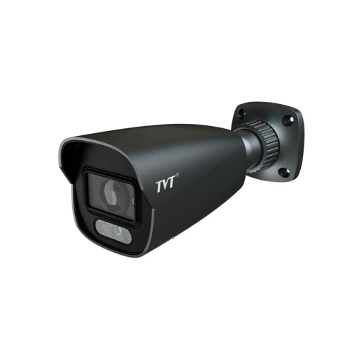 IP-відеокамера 4Mp TVT TD-9442S4-C(D/PE/AW3) Black f=2.8mm, ІЧ+LED-підсвічування, з мікрофоном