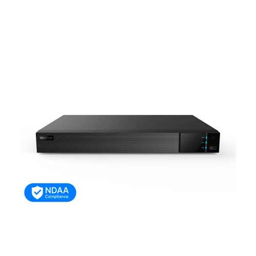 IP-відеореєстратор 16-канальний 16Mp TVT TD-3316H2-16P-B2-B з 16 портами PoE