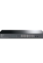 Коммутатор TP-LINK TL-SG2218 16x1GE 2xSFP L2 Smart Switch 19" 1U