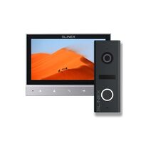 Комплект відеодомофону Slinex SK 7 Start (Slinex SK 7 grey + панель виклику ML-17HR graphite)