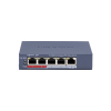 Комутатор 4 порти некерований Hikvision DS-3E0105P-E/M(C) POE