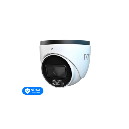 IP-видеокамера 8Mp TVT TD-9584S4L-C(D/PE/AW2) White f=2.8mm, ИК+LED-подсветка, с микрофоном