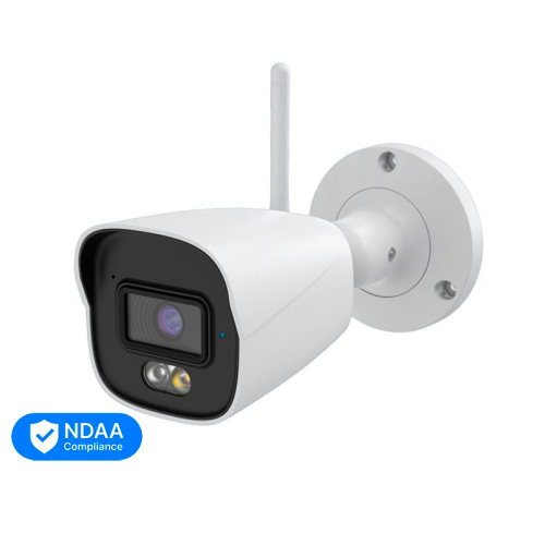 IP-видеокамера с WiFi 6 5Mp TVT TD-9451S4-C(D/WP/AW2) White f=2.8mm, ИК+LED-подсветка, с микрофоном