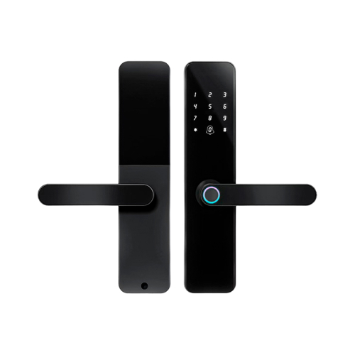 Замок біометричний автономний Trinix TRL-5110BTF Black L/R з Bluetooth, зчитувачем відбитків пальців і карт Mifare