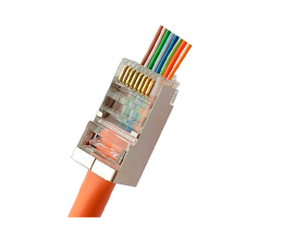 Коннектор со сквозными отверстиями Kingda RJ45 STP кат. 5e