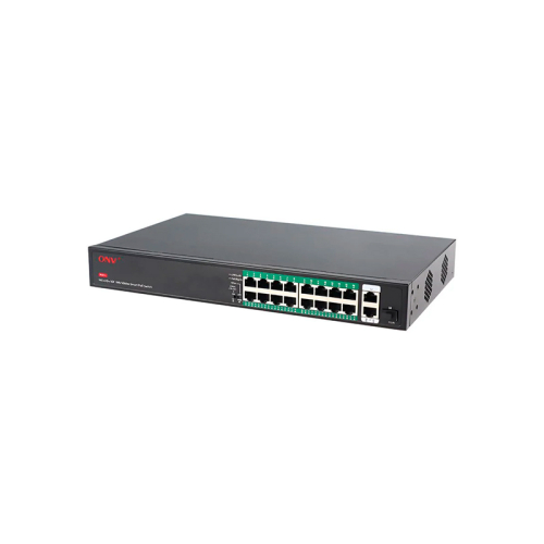PoE-коммутатор неуправляемый 19-портовый ONV ONV-H1016PFD с 16 портами PoE