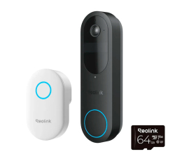 Відеодзвінок Reolink D340B (Video Doorbell Wi-Fi/АКБ)