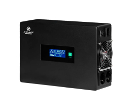 Високочастотний інвертор 1500VA/1.5kW Kraft KRF-SAVR1500VA/1.5kW-24V під зовнішній акумулятор