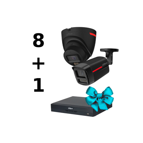 Комплект Dahua WIZCOLOR KIT 8+1（black）