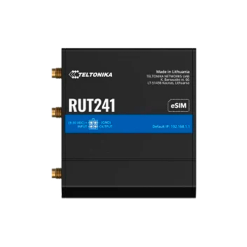 Промисловий стільниковий маршрутизатор Teltonika RUT241 з 4G LTE, Wi-Fi, eSIM