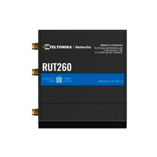 Промышленный сотовый маршрутизатор Teltonika RUT260 с 4G LTE, Wi-Fi
