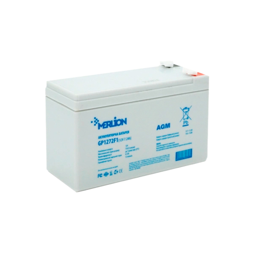 Акумуляторна батарея MERLION AGM GP1272F1 12V 7.2AH