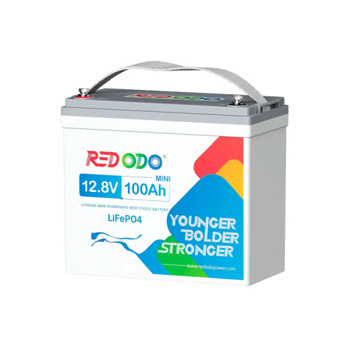 Літієва акумуляторна батарея Redodo 12.8V 100Ah Mini 1280Вт•г LiFePO4