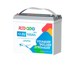 Літієва акумуляторна батарея Redodo 12.8V 100Ah Mini 1280Вт•г LiFePO4