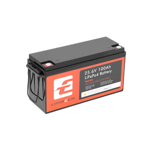 Літієва акумуляторна батарея LITHTECH TE24100B 25.6В 100А•г Bluetooth