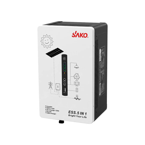 Система резервного живлення (інвертор та батарея) Sako Alpha-ESS-500W/1KWh настінна. Потужність 500 Вт, енергоємність 1004.8 Вт*год, LifePO4
