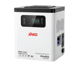 Портативна зарядна станція – система резервного живлення (інвертор та батарея) Sako Alpha-ESS-1000W/2KWh. Потужність 1000 Вт, енергоємність 2009.6 Вт*год, LifePO4