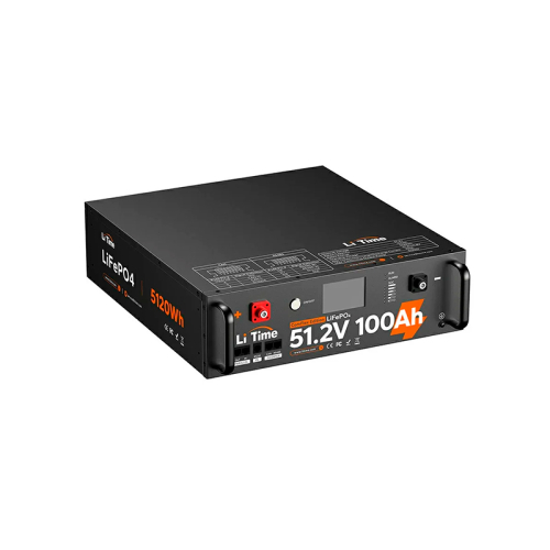 Акумуляторна батарея літій-залізо-фосфатна LiFePO4 51.2В 5120Вт*год LiTime L51.2V100-100-COM-16-S3U монтаж в стійку 19"