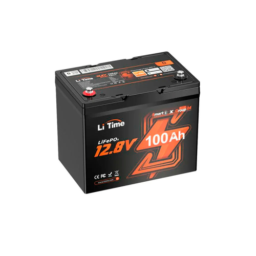 Акумуляторна батарея літій-залізо-фосфатна з Bluetooth 12.8В 100А*год LiFePO4 LiTime Group24 L12V100-100-GROUP24-BT-4-A70