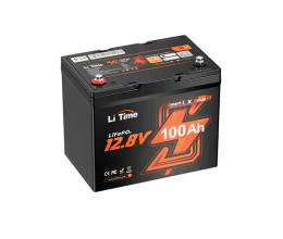Акумуляторна батарея літій-залізо-фосфатна з Bluetooth 12.8В 100А*год LiFePO4 LiTime Group24 L12V100-100-GROUP24-BT-4-A70