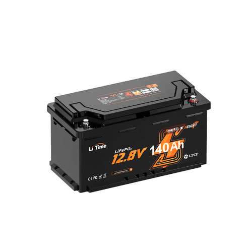 Акумуляторна батарея літій-залізо-фосфатна з Bluetooth 12.8В 140А*год LiFePO4 LiTime H190 L12V140-150-H190-BT-4-AC150