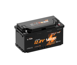 Акумуляторна батарея літій-залізо-фосфатна з Bluetooth 12.8В 140А*год LiFePO4 LiTime H190 L12V140-150-H190-BT-4-AC150