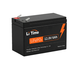 Акумуляторна батарея літій-залізо-фосфатна 12.8В 6А*год LiFePO4 LiTime L12V6-6-BASIC-4-A6