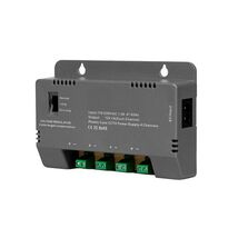 Блок живлення Kraft KRF-1204B (4CH) 60W, 4 канали навантаження, 12V/1A на 1 канал, з регулятором напруги для компенсації довжини кабелю