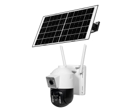 IP PTZ-відеокамера автономна з WiFi та сонячною панеллю 3Mp+3Mp Light Vision VLC-9530WIA/2C (Solar) f=4mm, на акумуляторних батареях