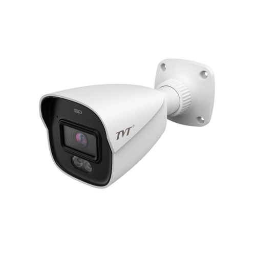 IP-видеокамера 4MP TVT TD-9441S4L-A(D/PE/AW2) White f=2.8mm, ИК+LED-подсветка, с микрофоном