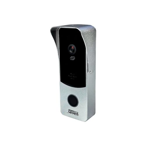 Виклична панель домофону із вбудованим контролером SEVEN CP-7508 FHD silver