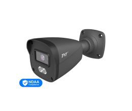 IP-відеокамера 4Mp TVT TD-9441S4L-A(D/PE/AW2) Black f=2.8mm, ІЧ+LED-підсвічування, з мікрофоном