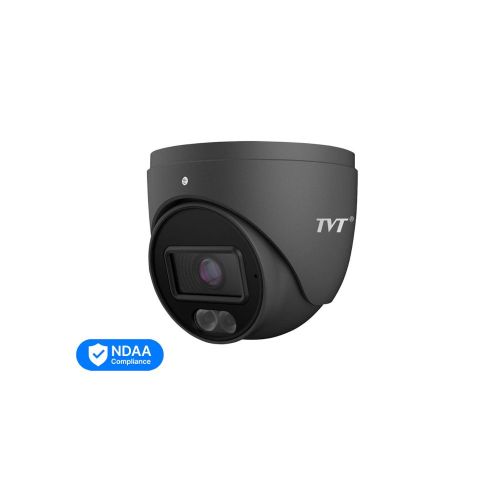 IP-відеокамера 4Mp TVT TD-9544S4L-A(D/PE/AW2) Black f=2.8mm, ІЧ+LED-підсвічування, з мікрофоном
