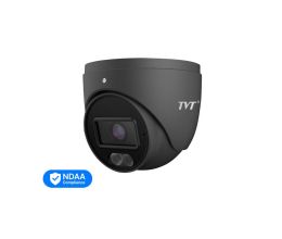IP-відеокамера 4Mp TVT TD-9544S4L-A(D/PE/AW2) Black f=2.8mm, ІЧ+LED-підсвічування, з мікрофоном