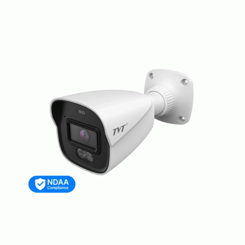 IP-відеокамера 8Mp TVT TD-9481S4L-C(D/PE/AW2) White f=2.8mm, ІЧ+LED-підсвічування, з мікрофоном