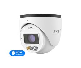 IP-відеокамера 6Mp TVT TD-9565S4-PA(D/PE/AW3) White f=2.8mm, ІЧ+LED-підсвічування, з мікрофоном і динаміком