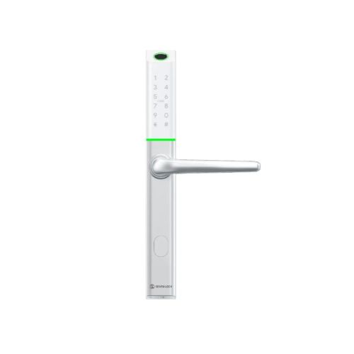 Розумний дверний біометричний замок SEVEN LOCK SL-7763BF white