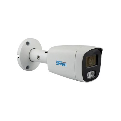 IP-відеокамера 5 Мп SEVEN IP-1025PA-DL white 2,8 мм з розумним подвійним підсвічуванням