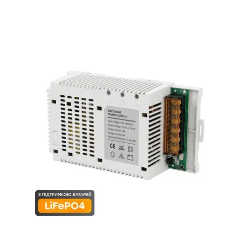 Плата ДБЖ Trinix PSU-1210LED(BOARD) LiFePO4 з кріпленням на DIN-рейку